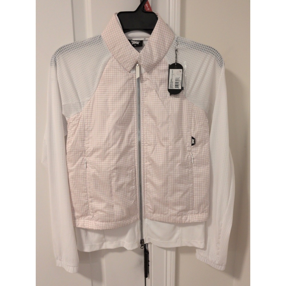 PXG Parsons Xtreme Golf Women's Double Layer Jacket White Size XS